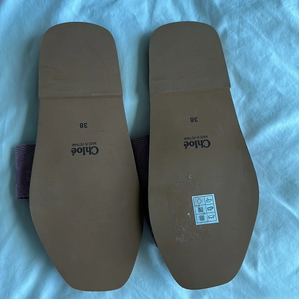 Chloe woody slides lilac new never worn - Picture 3 of 5